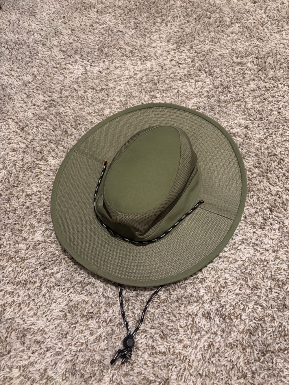 Duluth Trading Co Olive Green Wide-Brim Sun Hat